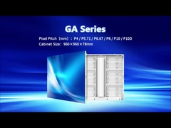 GA P10 DIP Buiten Fixed LED Screen Display 1000 nits Helderheid 960*960mm