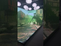 Kleine virtuele studio binnen