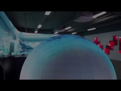 P2.0mm LED Bolvormige Scherm Serie 360 Graden Volledig Zicht Display Maten Aangepast