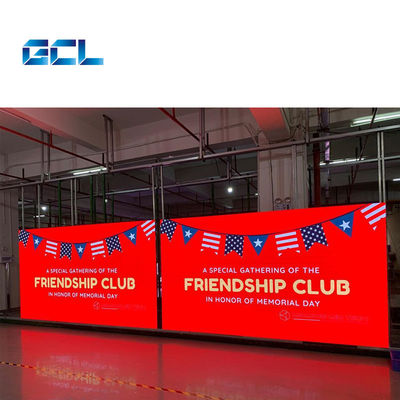 Vaste installatie P1.95mm Indoor LED Video Wall 500*1000mm 500*750mm High Definition