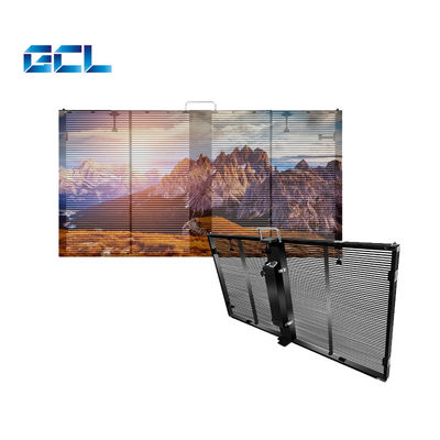 Binnen P7.8 Transparent LED Display Digitaal LED Video Mesh Aanpasbaar
