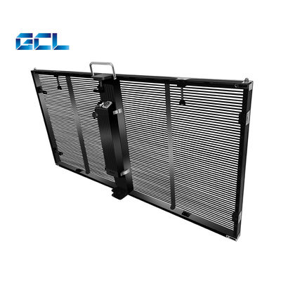 Duidelijk Video Flexibel Doorzichtig LED-scherm P10.4 Doorzichtige LED-wand