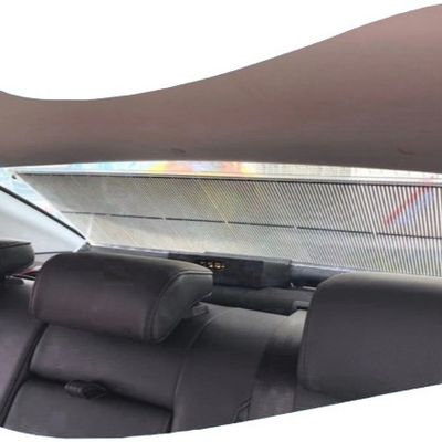 V140° Hoog zichthoek Doorzichtig LED-advertentiebeeldscherm voor achterruit van taxi's en bussen