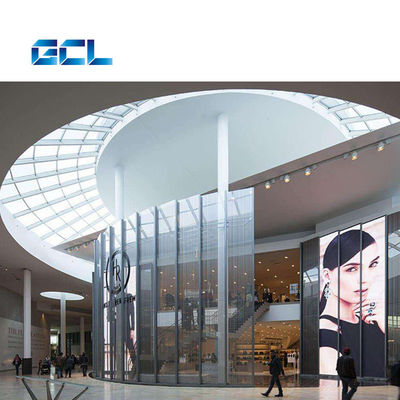 IP42 P4mm Vaste installatie Doorzichtige LED-scherm voor monumenten
