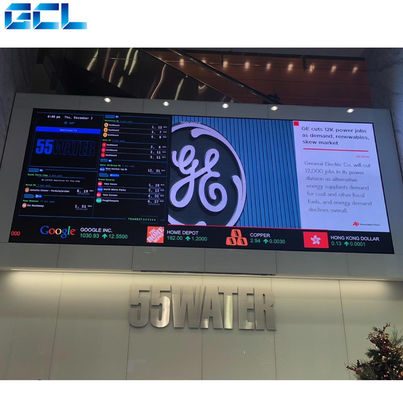 600*337.5mm HD Indoor Fixed LED Display Die Casting Aluminium Narrow Pixel Pitch LED Display