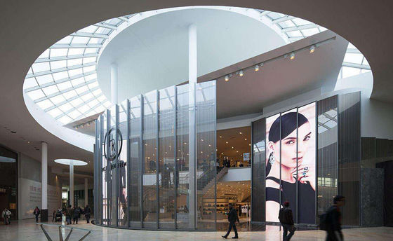 High Definition GCL P3.9 Transparent LED Display Waterdicht Gemakkelijk te installeren