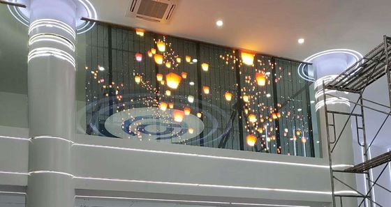 High Definition GCL P3.9 Transparent LED Display Waterdicht Gemakkelijk te installeren