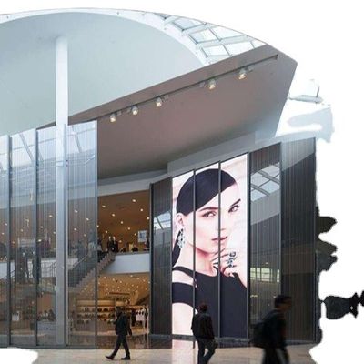 GCL Indoor Curtain Transparante LED-muur voor advertenties in metrostations