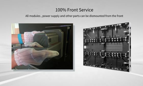 3840Hz draadloos aansluitend LED-scherm P1.25 P1.56 P1.875 P2.5 Front Service LED Video Wall Screen/HD LED-paneeldisplay
