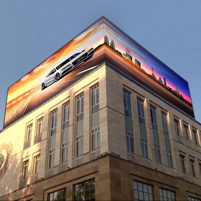 Goppervlak P5.95 P10 Front Service Buiten Fixed Led Display 140/140 Bekijkhoek ODM