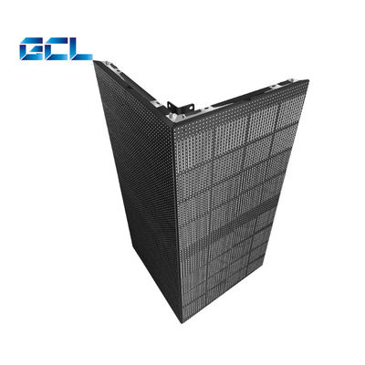 500*1000 mm Paneldimeter Buitendoorzichtig LED-display Gordijn LED Video Mesh