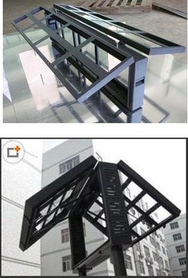 Buitenste ijzeren kast P4 P5 P6 Led-scherm voor reclame digitale billboard