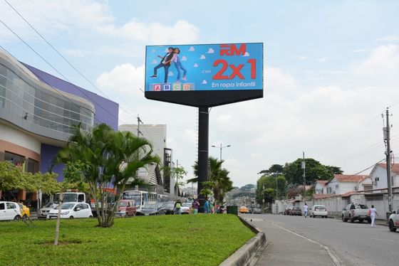 320x160mm Grootte Wandmontage Vaste LED Display P10 Voor commerciële reclame