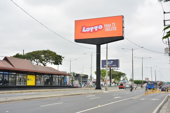 320x160mm Grootte Wandmontage Vaste LED Display P10 Voor commerciële reclame