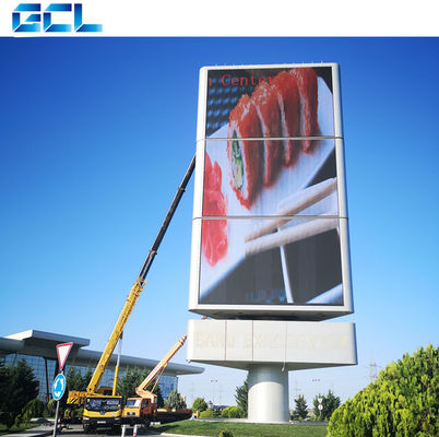 Gepersonaliseerd formaat Hoge helderheid P6 Buitenfront LED-scherm met gemiddelde voedingsbron