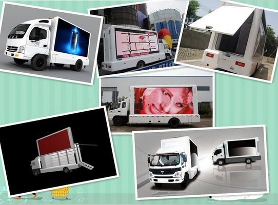 GCL Customized Outdoor Mobile Advertising Truck Van Trailer P6 6500nits Helderheid