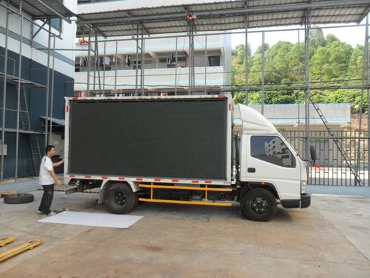 GCL Customized Outdoor Mobile Advertising Truck Van Trailer P6 6500nits Helderheid