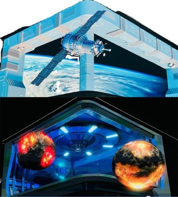 Gekrompen, flexibel, rond, buiten, vast gelegd LED-scherm P 4/P5.7