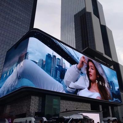Full Color Outdoor LED Display Board Naadloos Splicing LED Factory Display met 3D