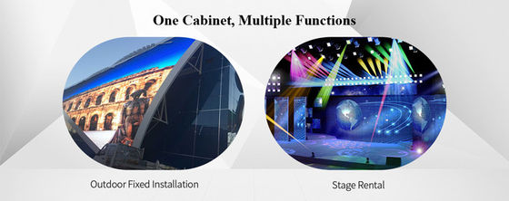 Aanpasbaar doorzichtig LED-displaybord IP65 Outdoor Reclame