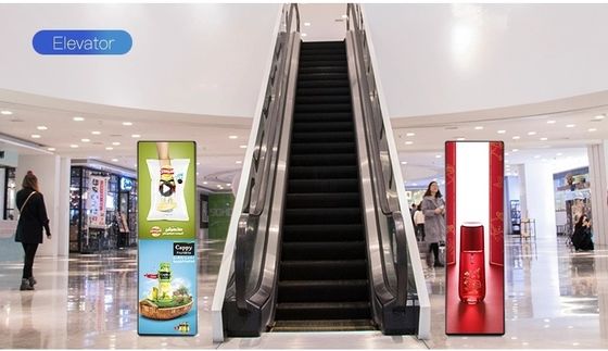 Volkleurige LED-posterplaat op de vloer P4 Draagbare reclame Publicatie