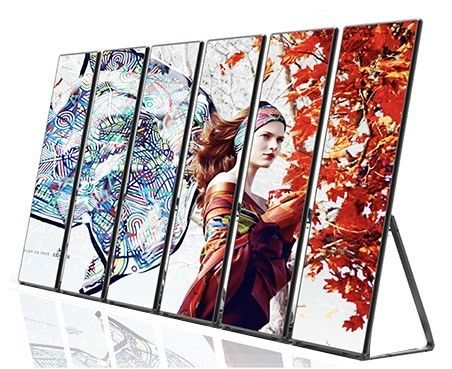 Acrylische aluminium lensachtige reclame-LED-poster voor winkelcentrum