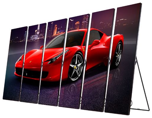 Hoge vernieuwingssnelheid 1920Hz LED-display Poster verplaatsbaar met 2,5 mm pixel pitch