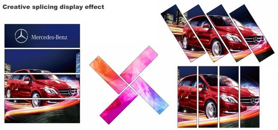 Hoge vernieuwingssnelheid 1920Hz LED-display Poster verplaatsbaar met 2,5 mm pixel pitch