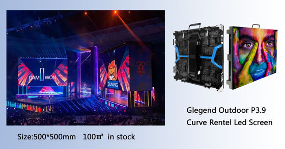 Waterdicht podium LED video muur feest verhuur evenement LED scherm display