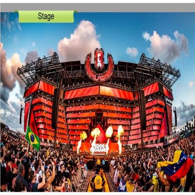 Aanpasbaar Flexibel LED Video Wall Event LED Screen Display