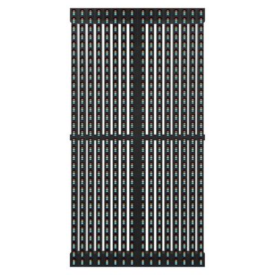 IP65 zilver P15.6 doorzichtig LED-displaybord met een hoge vernieuwingssnelheid