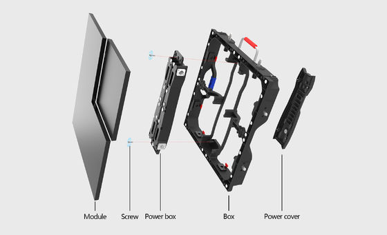 1200nits Hoge helderheid LED Video Wall Flexible Screen P1.95 Indoor Gebruik Ggalaxy Series