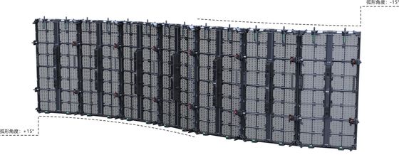 P3.91 P10.4mm Outdoor Mesh LED Didsplay Screen voor verhuur / concert lancering evenement