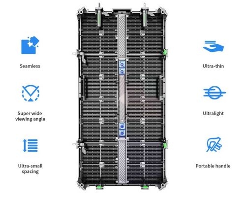 Gflow 500*500mm P3.9-7.8mm Buitendoorzichtig LED-display LED Video Mesh Gordijn