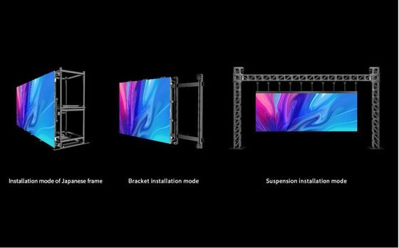 Gprime-serie nieuwste verhuur LED-scherm P1.5 P1.9 P2.6 7680 High Refresh Rate Panel Curved Shape Screen For Stage Show Event