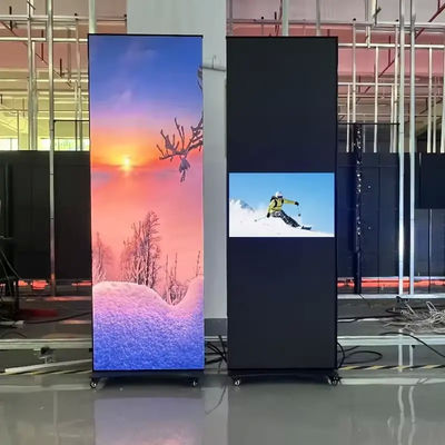 GOB P2.5 Indoor Full Color LED-scherm Display Draagbare digitale videoreclameposter met Epistar LED-chip