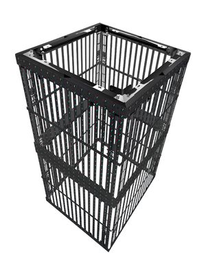 Full Color P25-31.25mm Grille Transparante LED-scherm voor buitenreclame IP65 500*1000mm Hoge helderheid