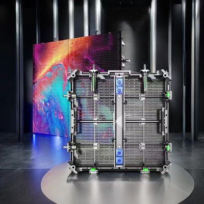 Goede prijs Gmesh-R 500*500mm P3.9 Buitendoorzichtig LED-display gordijn LED video mesh online