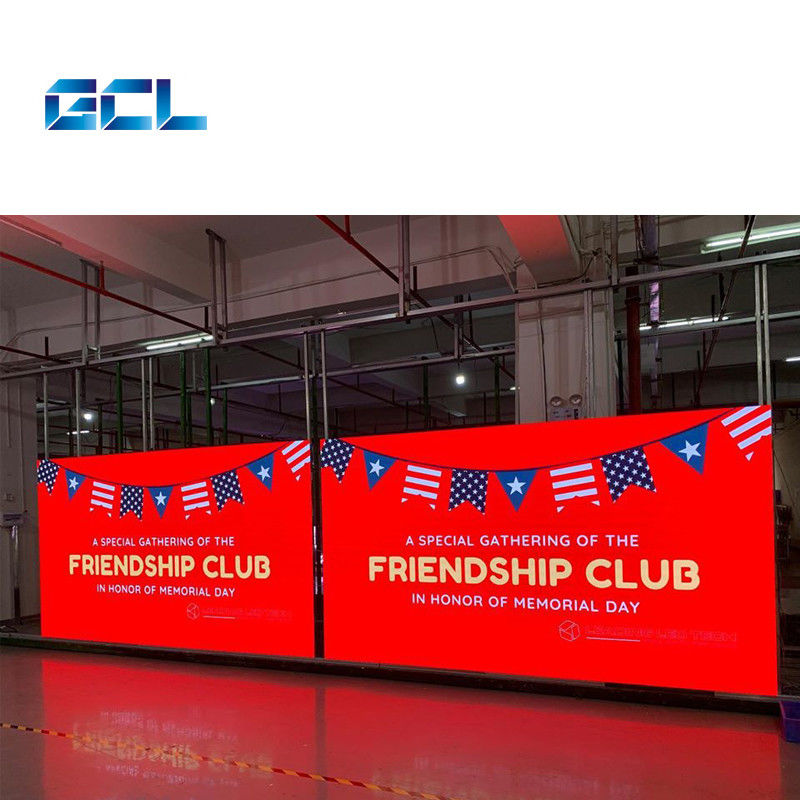Vaste installatie P1.95mm Indoor LED Video Wall 500*1000mm 500*750mm High Definition