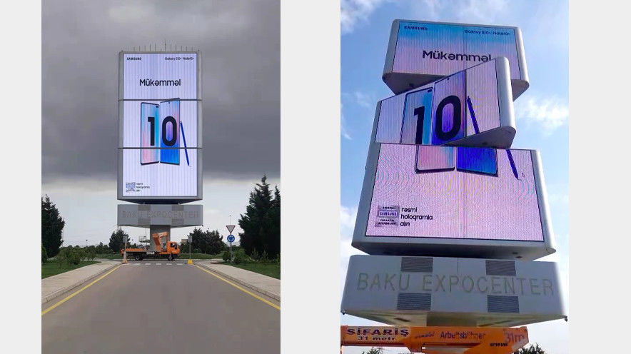 IP65 Outdoor Advertising LED Display Screen voor winkelcentra P3.91 P4.81 P6.25