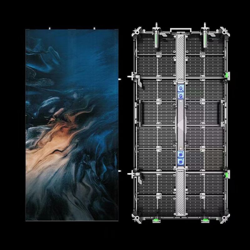 Buiten P3.91/P10.4 Tech Transparent LED Display Screen voor netwerkbesturing 500*1000mm