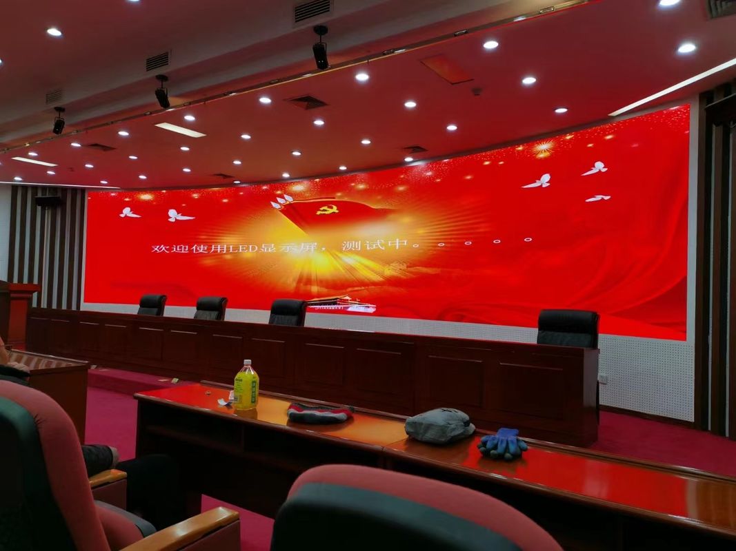 Indoor 600*337.5mm PH0.9\1.25mm HD Groot LED-reclame scherm voor vaste installatie binnen