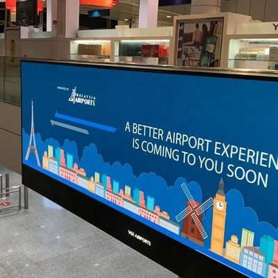 Goede prijs Vaste indoor LED-scherm met SMD2121 LED-inkapseling 100000 uur levensduur en 4m tot 40m kijkafstand online