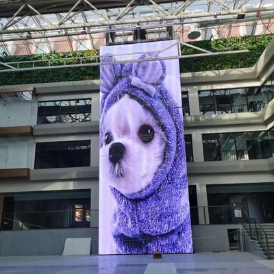 P10 LED transparante videomuur met 120 graden kijkhoek 10000 uur levensduur