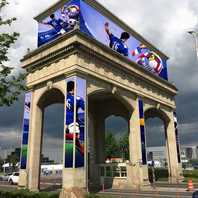 P6 LED advertentie scherm billboard voor heldere animatie en 6000nits helderheid