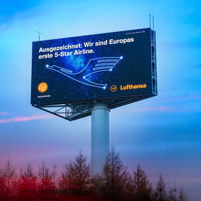 Groot Buiten LED Scherm P6P8mm Met Energiebesparing en Volledige Frontale Onderhoudsmogelijkheden