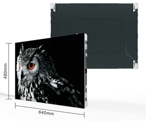 2K P1.876mm p2mm 640*480 mm Binnen Vast front Servicesignaal en voedingsredundantie