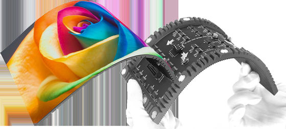 Goede prijs Indoor P1.8mm Flexible LED Screen Display Module, With Flexible Design, Can Be Assembled Into Circular Square Column Display Screens online
