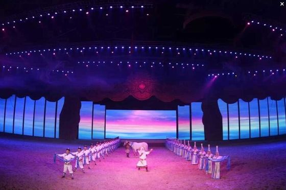 Goede prijs LED-scherm met 7680Hz hoge verversingsfrequentie, 160° horizontale / 140° verticale kijkhoek en 500*500mm / 500*1000mm paneldimensies online