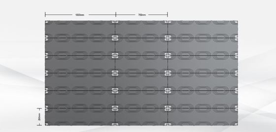 Vast 2K 4K Hd LED-display voor binnen, met 90° naadloze haakse splitsing, behuizing van gegoten aluminium en 100% service aan de voorkant